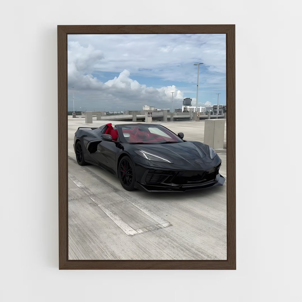 Poster Corvette de stingray – affiche Chevrolet (vue 5)